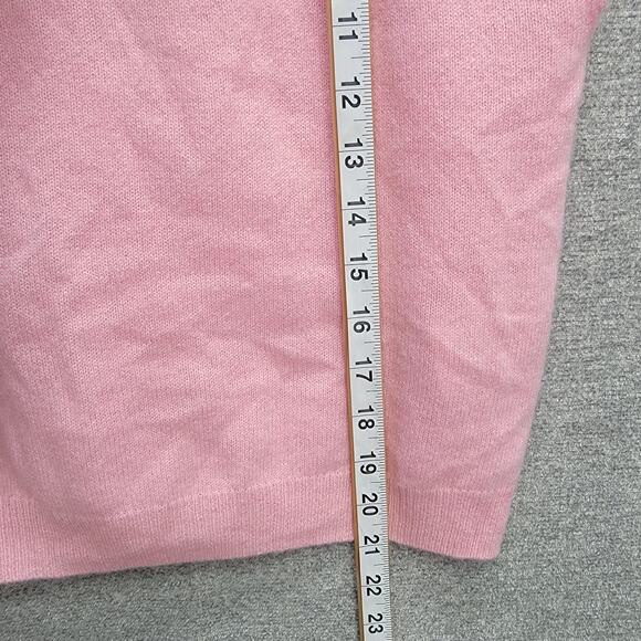 COLORUSH CASHMERE LUCCA CREW NECK TANK IN ROSE, SIZE S - Picture 7 of 7